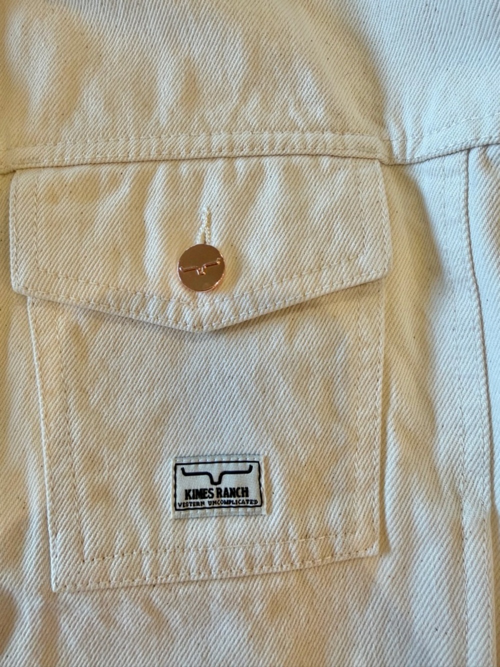 Kimes Ranch Cream Button-Up Jacket - Picture 4 of 9